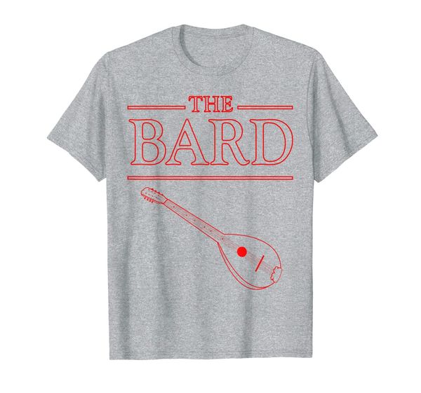

the bard class tablerpg gamer t-shirt party member gift, White;black