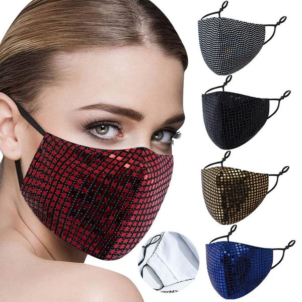

shiny crystal masquerade ladies party diamond decoration mask women jewelry