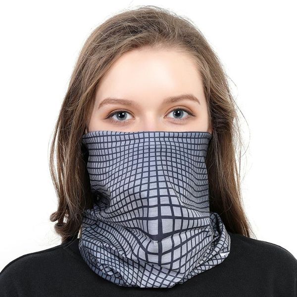 

cycling caps & masks sport facial men bandana equipment neck gaiter handkerchief face hiking mask bandanas headband ski balaclava scarf, Black