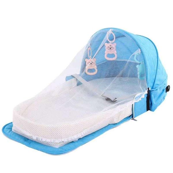 

artfunning children's mosquito net bed portable infant 0-2 years old baby cribs