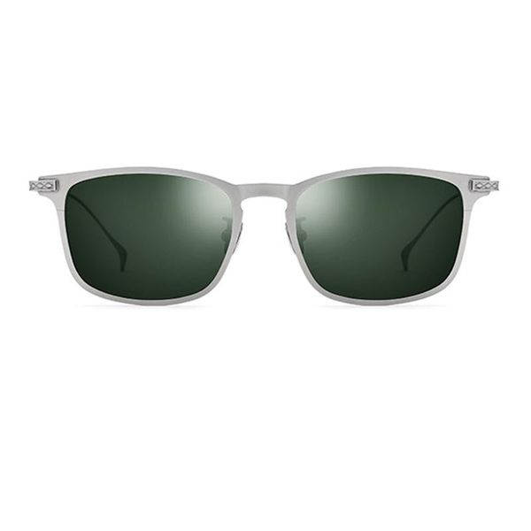

sunglasses polarized men driving stainless steel fashion male fishing glasses silver/gold/black 4 colors, White;black