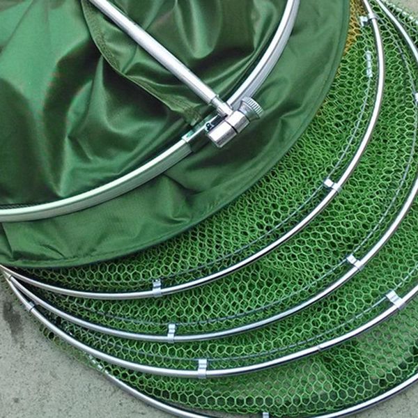 

fishing accessories 2m/2.5m foldable net with bag trap nets network crayfish traps carp mesh quick-drying