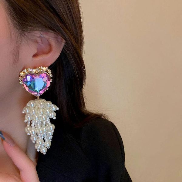 

dangle & chandelier juno earrings for women 2021 earring jewellery heart silver fashion jewelry accessories earing