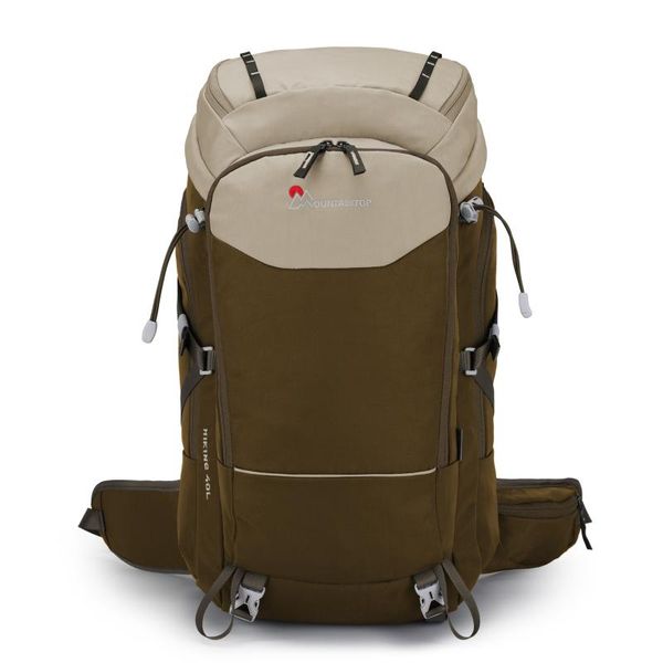 

backpack mountain40l internal frame hiking for men women with rain cover