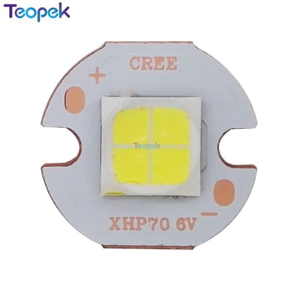 

bulbs cree xhp70 xhp 70 cool white neutral warm high power led emitter 30w 6v or 12v doide on 16mm 20mm copper pcb