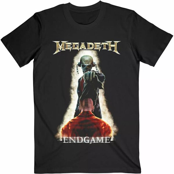 

megadeth vic removing hood official t-shirt men unisex, White;black