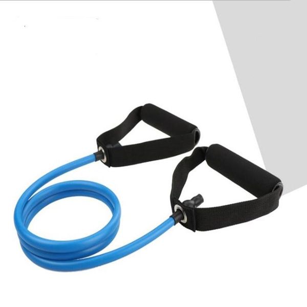 

lbs blue resistance band handle yoga pull rope stretch fitness strength training for the family bands