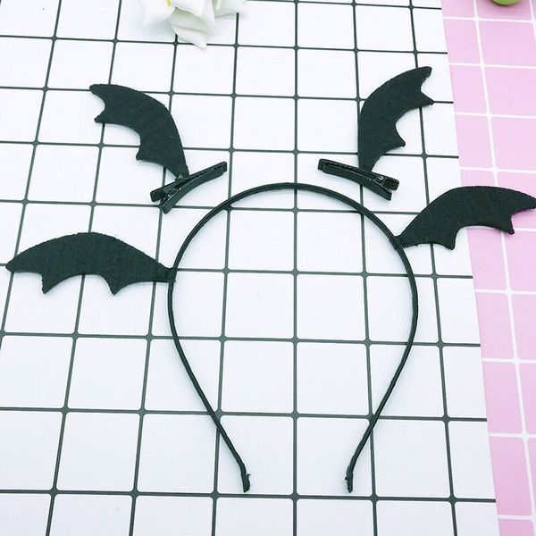 

lolita little devil hairband soft girl selfie bat wings hairpin two dimensional animation peripheral hair headdress, White;golden