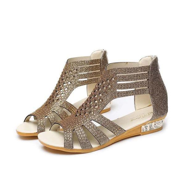 

sandals women shoes summer low heel pu leather gladiator luxury designers zapatos, Black
