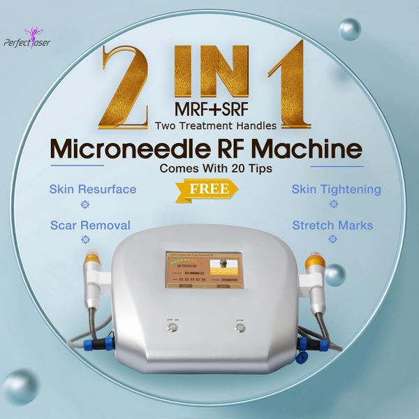 FDA Apuramento Fracionário RF Microneedle Face Lift Machine Pore Redução