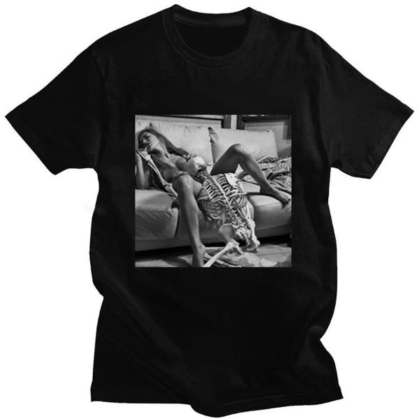 Erkekler T-Shirt Boyutu Erkekler Moda T Gömlek DIY Seksi Kızlar T-shirt Özel Klasik Pamuk Tişörtleri ile Komik Harajuku Tops