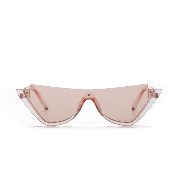 

sunglasses 2021 fashion half-rim cat eye women anti-glare party gradient sun glasses ladies, White;black