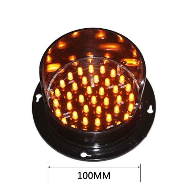 

red yellow green avaiable pc material 100 mm led traffic signal module light