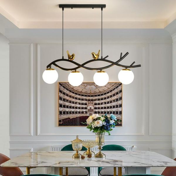

pendant lamps nordic creative bird hanging lamp decoration living room dining bedroom household chandelier style