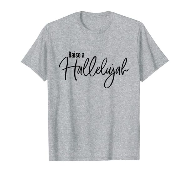 

raise a hallelujah jesus praise wwjd song religious tshirt, White;black