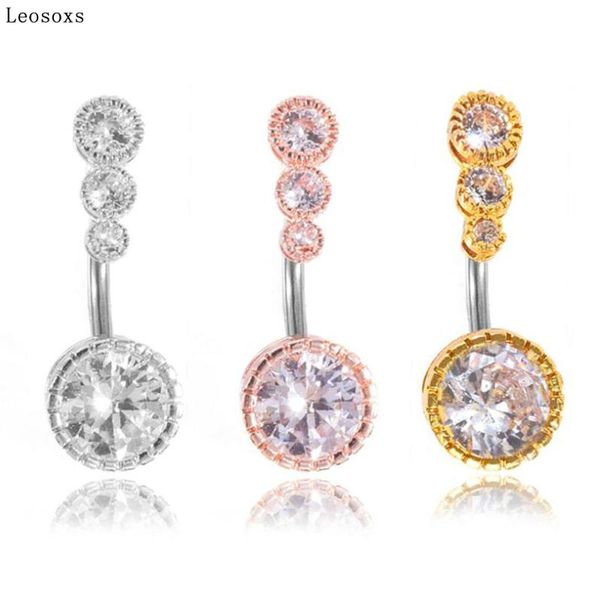 

other leosoxs 1 piece european and american belly button ring, Slivery;golden