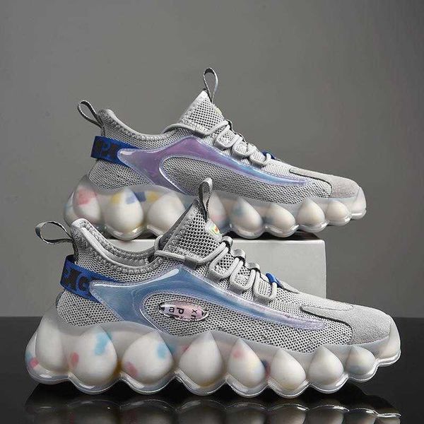 

men's sho breathable in summer 2021 national fashion sports leisure running heightening dad's