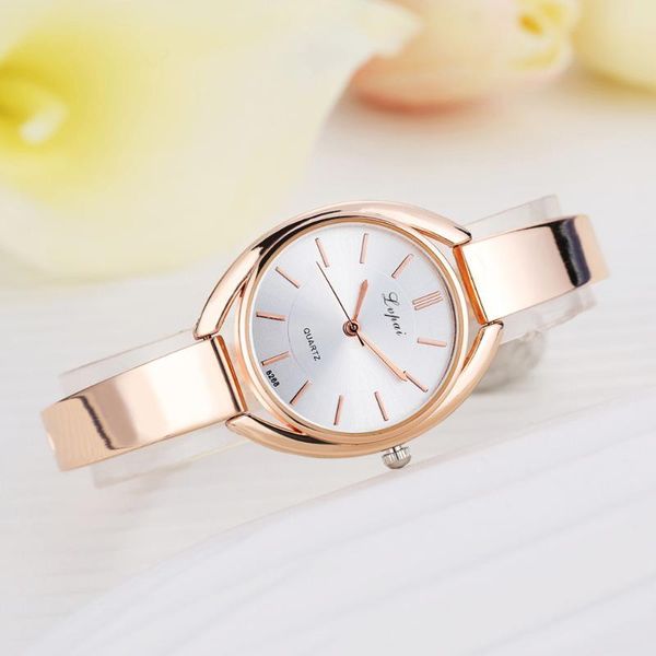 

lvpai women bracelet watches fashion dress wristwatch ladies quartz sport rose gold watch dropshiping 233 wristwatches, Slivery;brown
