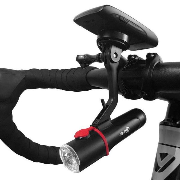 

meilan bike light set usb charging mini bicycle waterproof far near beam front lamp 2500mah battery support camera lights