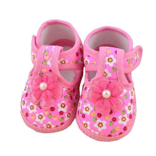 

first walkers sagace del fiore bambino stivali morbidi scarpette da culla daliy ragazza stampato panno comodo scarpe pr