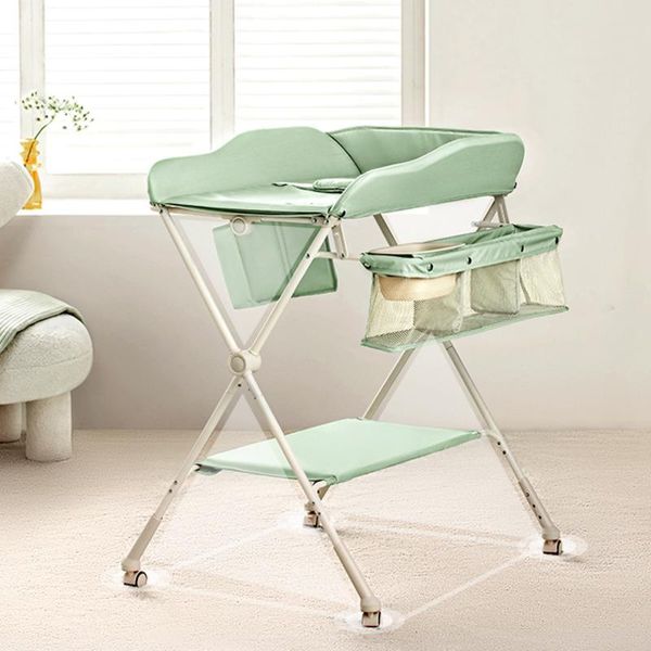 

baby cribs diaper table care born multifunctional foldable movable bed