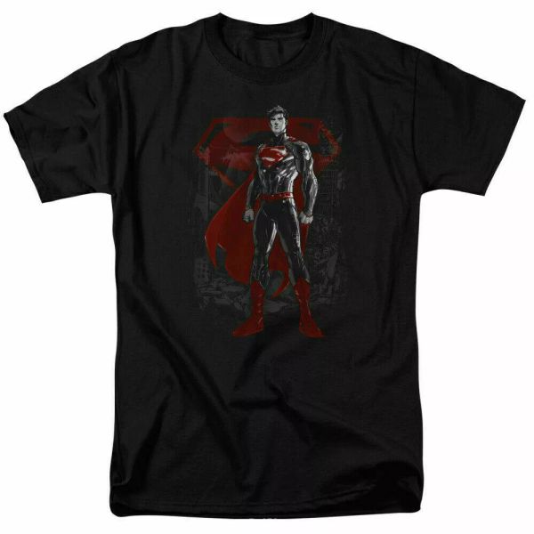 

Superman Aftermath T Shirt Licensed Comic Book Movie Tee Black, White;black
