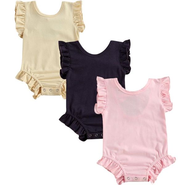 

est infant baby girl boy rompers casual toddler playsuit summer outfit sleeve one piece romper cotton clothes jumpsuits, Blue