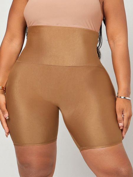 

plus high waisted shapewear shorts x6ua#, Black;white