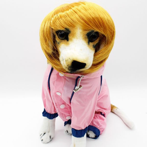 

pet accessories dog wig soft yellow wig party cute costume accessories pet supplies