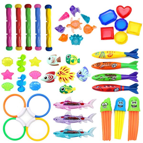 

toy diving set training swimming fish submerged plastic
