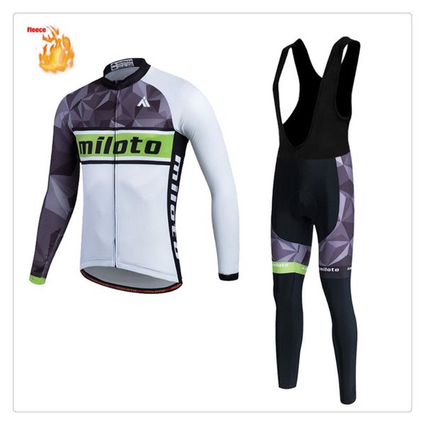 

racing sets winter fleece cycling roupa ciclismo bicicleta uniforms elasticity bib shorts gel pad polyester comfort jersey anti pilling, Black;blue
