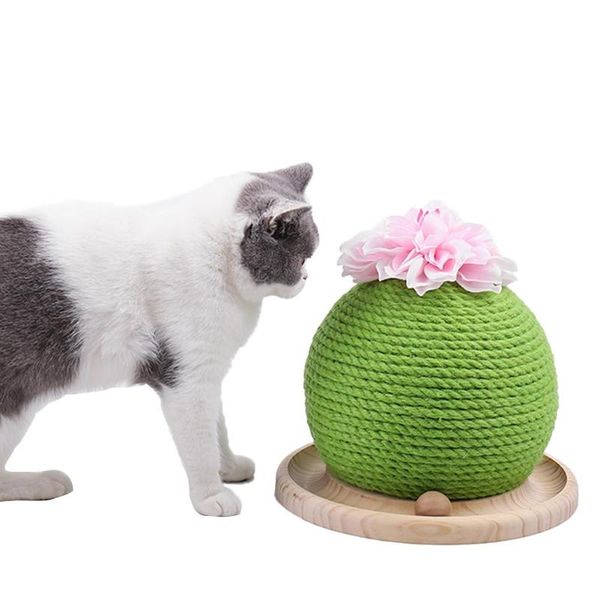 

cat toys pet scratch board cute toy sisal claw ball climbing frame