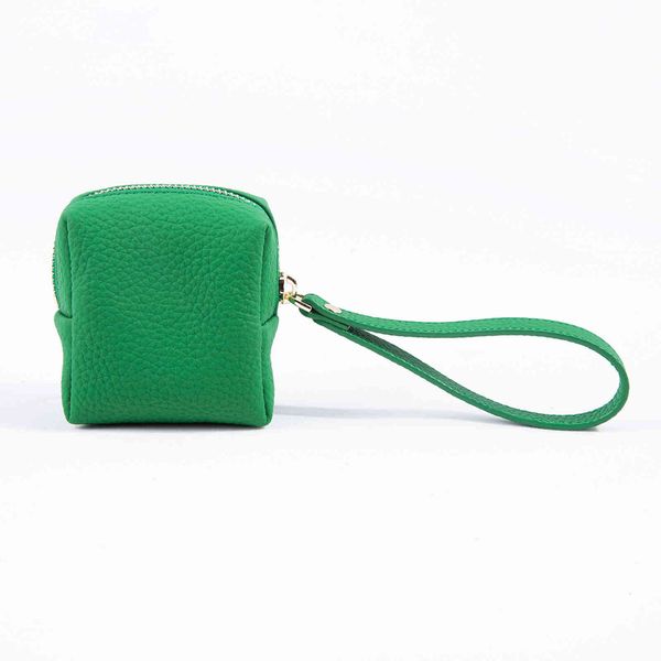 

semi manual mini change bag portable lipstick storage head soft leather headset small card, Red;black