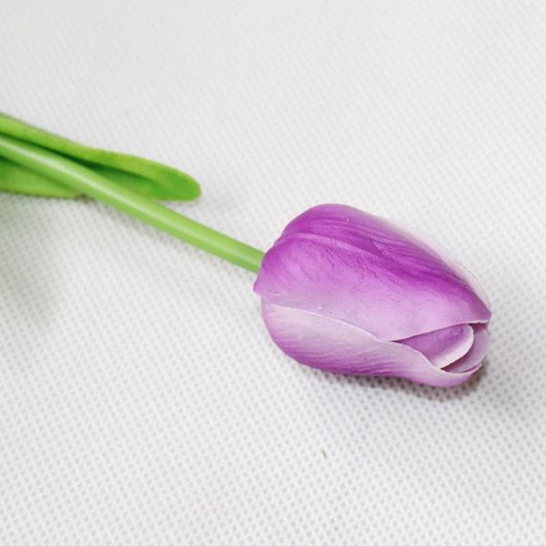 

decorative flowers & wreaths 10pcs/bundle arrangement el artificial tulip home decor fake party supplies soft pu fairy garden wedding orname