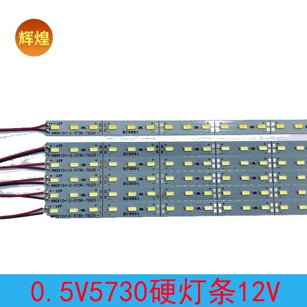 

led24 v 5730 hard bar single lamp bead 0.3w12v72 lamp display cabinet jewelry rack light belt