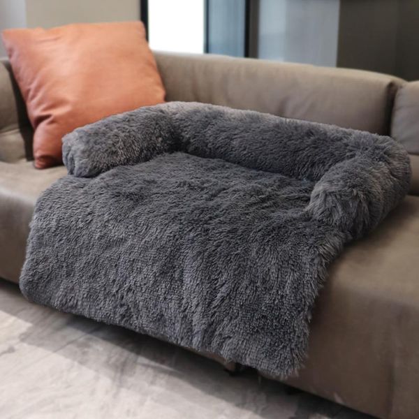

kennels & pens winter warm removable washable pet dog mat sofa bed thicken upholstered plush blanket cushion cat mattress car floor pr