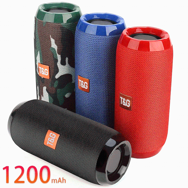 

portable speakers bluetooth-compatible speaker wireless bass column waterproof outdoor usb support aux tf subwoofer loudspeaker fm radio