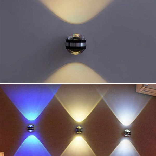 

wall lamps 6w led up down lamp modern indoor el decoration light aluminium bedroom beside ktv background