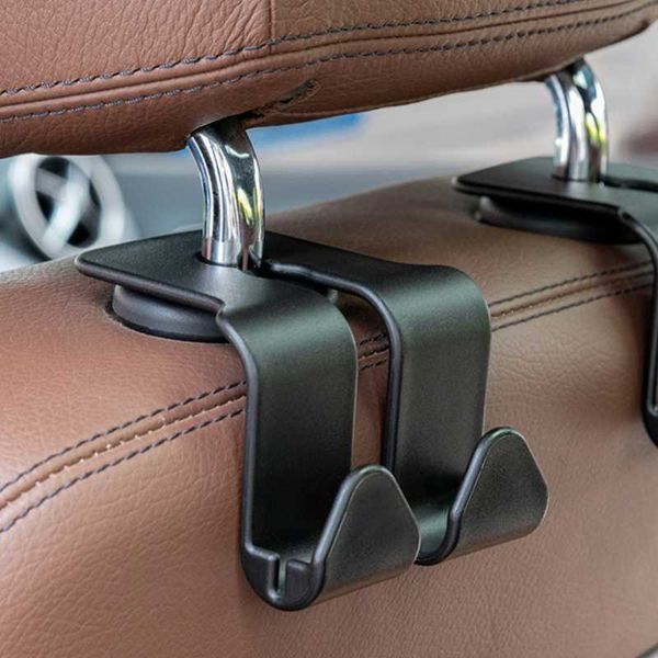 

car multi-function mobile phone holder hook creative rear headrest lock type hooks & rails