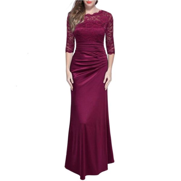 

casual dresses women's evening long skirt lace trim waist drs, Black;gray