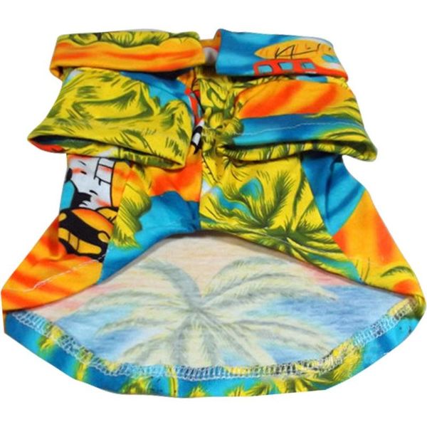 

dog apparel glorystar hawaii style printing shirt for pet dogs outdoor beach wear