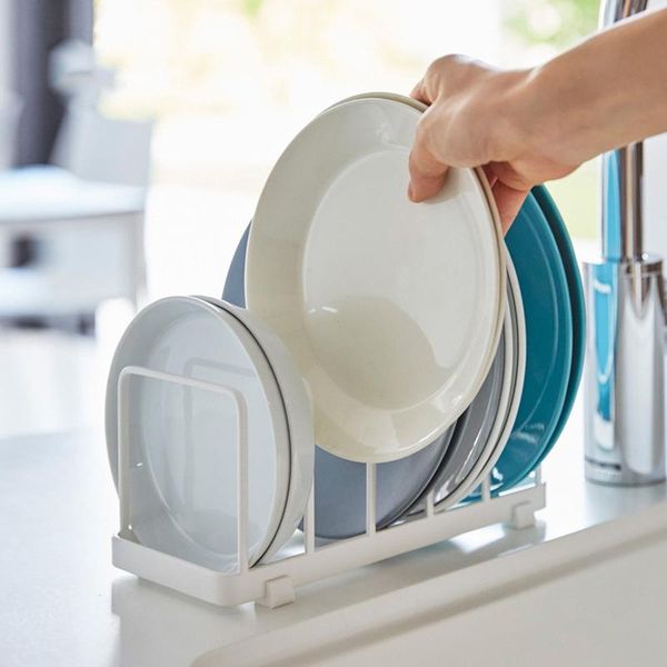 

kitchen storage & organization dish drain rack dinnerware cabinet organizer tray plate drying shelf wooden book cups display stand drainer