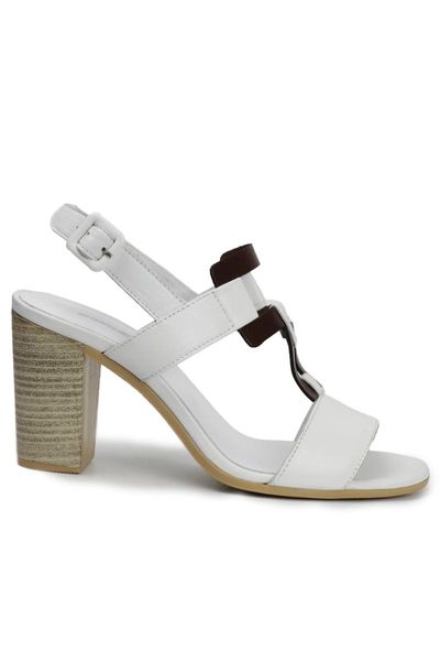 

ozdorothy genuine leather white women 's sandals, Black