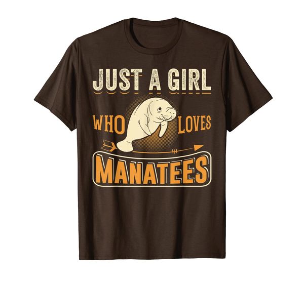 

Just A Girl Who Loves Manatees Funny Manatee Lover Gift T-Shirt, Mainly pictures