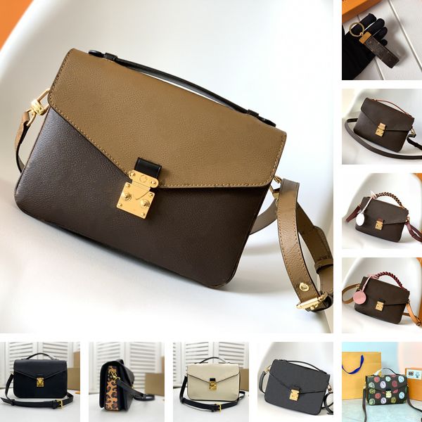 

shoulder bag woman sale discount quality metis handbag genuine leather handle brand designer floral letters checkers cross body