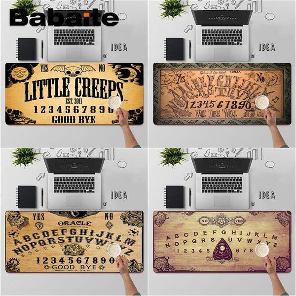 

mouse pads & wrist rests babaite 2021 ouija board unique deskpad game mousepad large keyboards mat