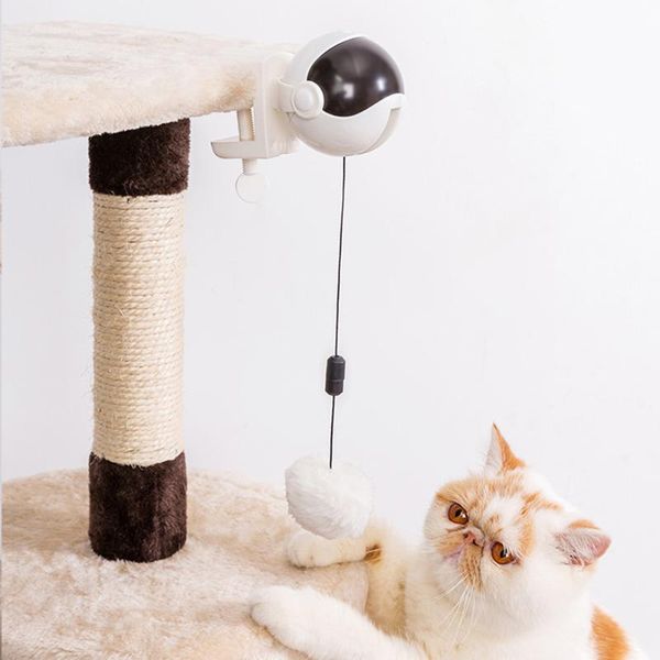 

cat toys electric automatic yo-yo lifting teaser ball toy interactive puzzle smart pet products kitten balls
