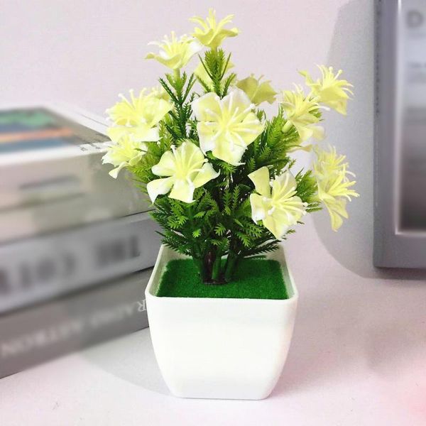 

1* mini simulated blossom bonsai artificial flower plant home office decoration decorative flowers & wreaths