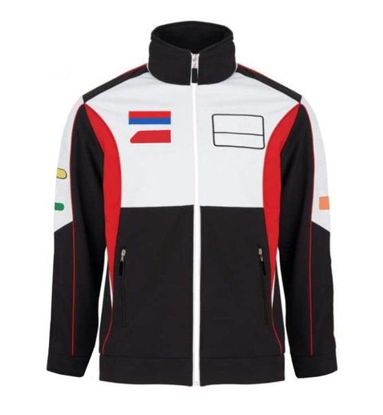 

2021f1 team jacket men and women winter long-sleeved stand-up collar clip outdoor racing suit plus size can be customized