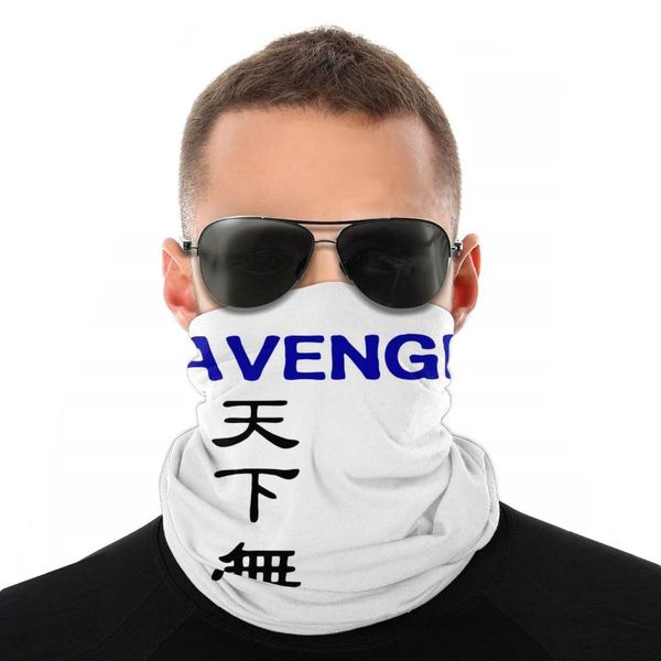 

scarves chinese character scarf neck face mask halloween gaiter tubular bandanas protective headband biking hiking, Blue;gray